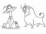 Ferdinand Disney Lupe Ausmalbilder Stier Scribblefun Kleurplaat Ferdinant Dibujosonline sketch template