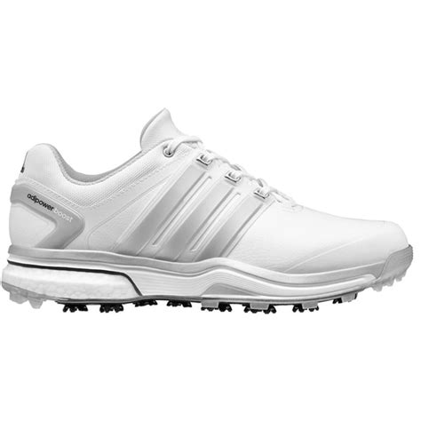 shop adidas adipower boost golf shoes closeout whitesilverwhite  shipping today