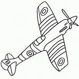 Spitfire Kolorowanki Guerre Avion Samoloty Airplanes Darmowe Supermarine Samolotami Dzieci Thecolor Tracing Colorier Ugu sketch template