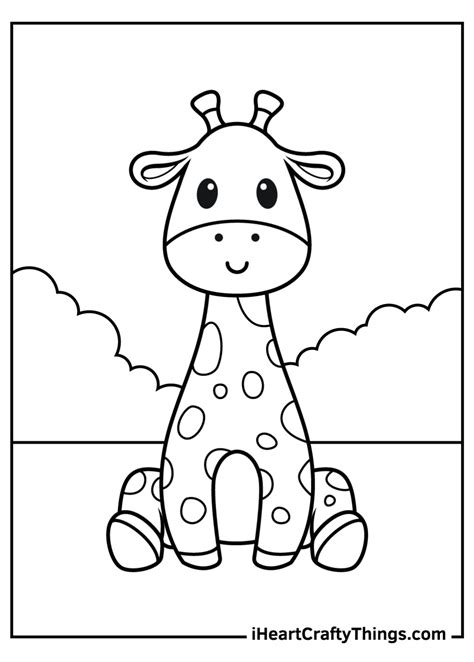 baby zoo animals coloring pages