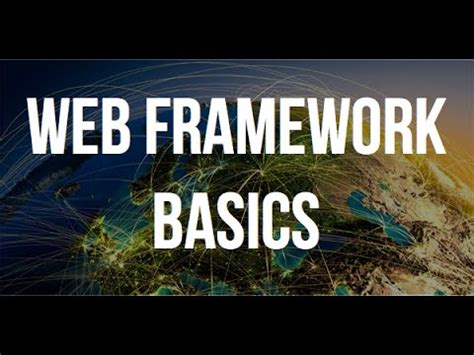 web framework basics youtube