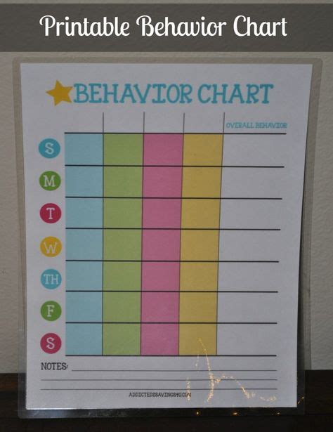 printable behavior chart behavior chart toddler reward chart kids