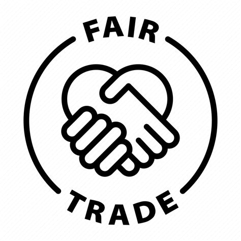 fair trade label product label icon   iconfinder