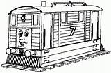 Colorir Treno Toby Seus Treni Desenhos Locomotiva Trein Trasporto Mezzi Também Veja Disegnidacolorare sketch template