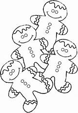 Gingerbread Coloring Pages Man Christmas Printable Color Kids Cookie Men Boy Ginger Family Girl Three Story Bread Bears Print Cookies sketch template
