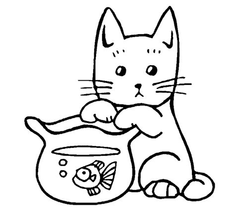 cute baby cats coloring pages animal pictures