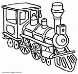 Coloring Pages Trains Train Printable Transportation Color Kids Car Sheets Found sketch template