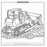 Chantier Bulldozer Mecanic Shovel Coloriage Hummer Imprimer Transporte Coloriages Engins sketch template