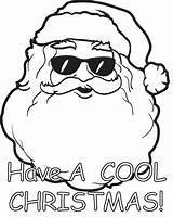 Santa Coloring Claus Printable Cool Pages Kids Christmas Drawing Drawings Easy Holiday Clipart Filminspector Getdrawings sketch template