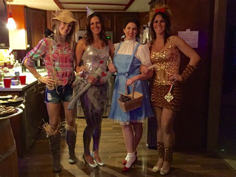 Group Halloween Costume Wizard Of Oz Tin Man Dorothy Cowardly Lion