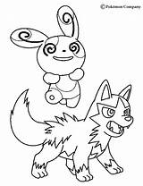 Coloring Poochyena Pages Pokemon Popular Spinda sketch template
