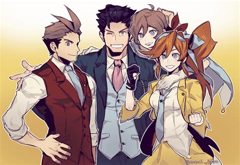 Phoenix Wright Apollo Justice Trucy Wright And Athena Cykes Ace