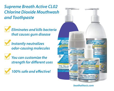 the ideal mouthwash and toothpaste national breath center