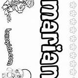 Coloring Pages Name Names Ava Aamna Tamsin Niamh Hellokids Girls Marian Posters Tana Aanya sketch template