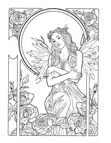 fairy coloring pages  adults  coloring pages  kids