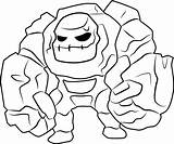Golem Coloring Pages Strong Clash Printable Clans Kids Color Getdrawings Categories Coloringpages101 sketch template