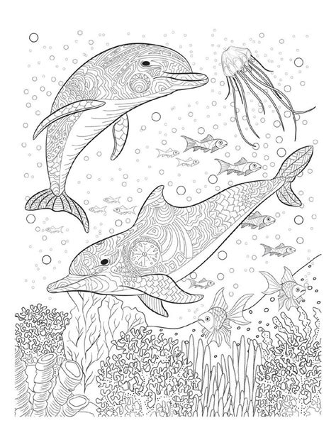 ocean adult coloring pages  getdrawings