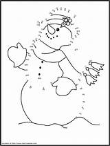 Coloring Snowman sketch template