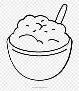 Mashed Potatoes Potato Coloring Pages Clipart sketch template