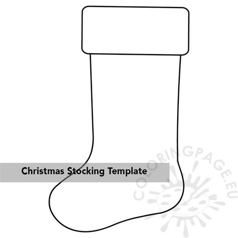 christmas stocking pattern  coloring page