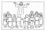 Coloring Heaven Jesus Pages Ascension Alive Clipart Kids Growing Into Disciples His Grace Growingkidsingrace Library Goes Bible Colouring Colour Popular sketch template