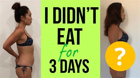 I Didn’t Eat For 3 Days Youtube