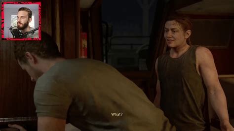 pewdiepie s reaction to the last of us part 2 abby and owen