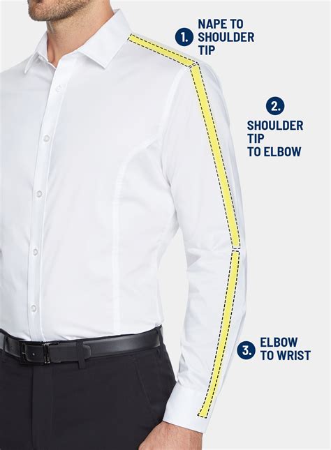 proper mens dress shirt length   measure