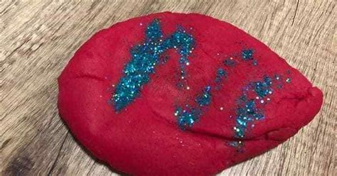 make homemade glittery play dough in the slow cooker which costs