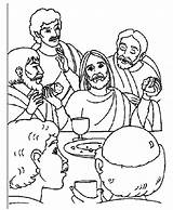 Avondmaal Pasen Laatste Wielkanoc Kleuren Kolorowanki Religijne Dla Supper Bezoeken sketch template