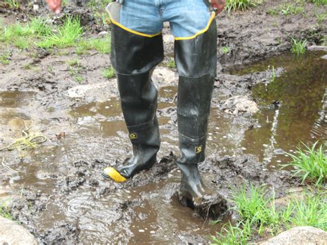 Hip Boots On A Muddy Day Courtesy Of Bill B More Rubber
