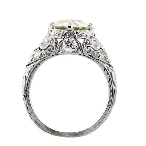 antique platinum engagement ring settings  carat engagement ring platinum engagement rings