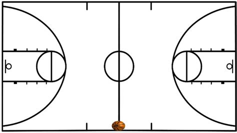 basketball court dimensions diagrams  court striping