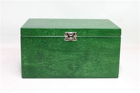 dark green wooden box gift box keepsake box storage box etsy