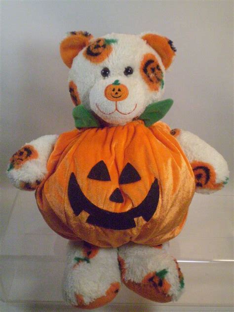 Halloween Teddy Plush Orange Harvest Fall Pumpkin Costume Build A Bear