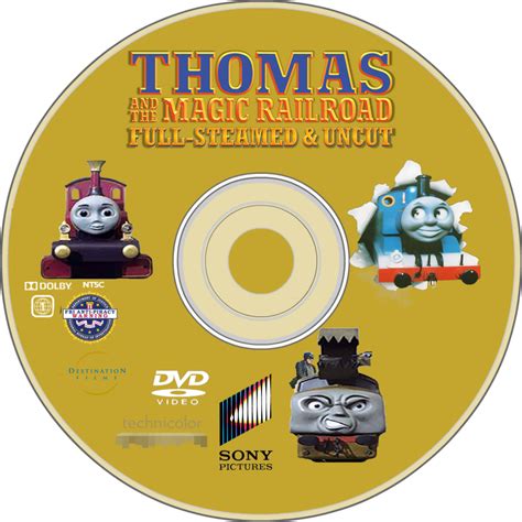 thomas   magic raillroad dc dvd disc  trainboy  deviantart