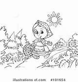 Coloring Clipart Illustration Royalty Bannykh Alex Rf sketch template