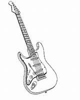 Guitarra Pintar Strato Qdb Modelo sketch template
