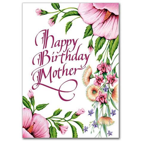 happy birthday mom cards clipart