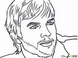Draw Ashton Kutcher Actors Famous Drawdoo Tutorials sketch template