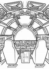Wars Star Force Coloring Awakens Kids Fun Pages Ausmalbilder Ausmalbild Cockpit Drawings Malvorlage Zum Do Book Desenho Schiffe Macht Erwachen sketch template