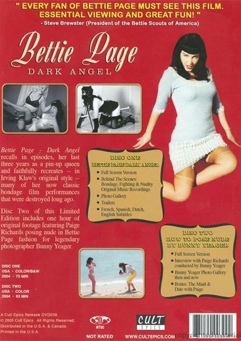 bettie page dark angel limited edition 2005 adult dvd empire