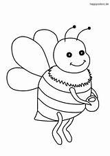 Biene Malvorlage Ausmalen Lachende Honigtopf Malvorlagen Bienen Kostenlos sketch template