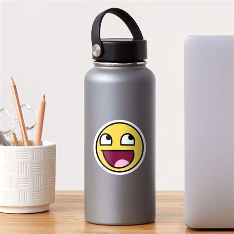 original lol face emoji sticker  sale  winkham redbubble