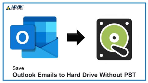 save outlook emails  hard drive  pst
