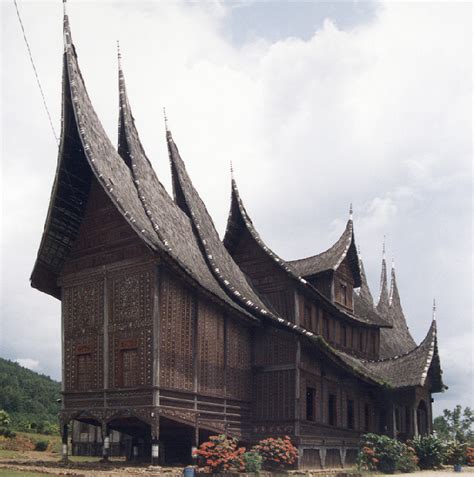 rumah gadang house traditional minangkabau west sumatra art culture