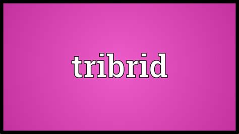 tribrid meaning youtube