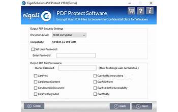 Cigati PDF Protect Tool screenshot #5
