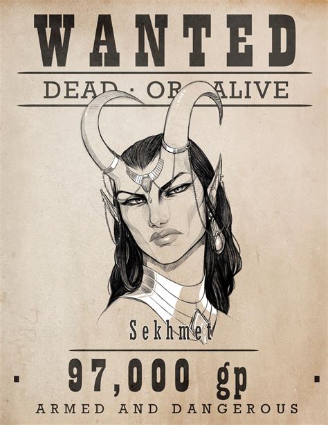 artstation fantasy wanted posters