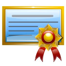 certificate icons iconshock